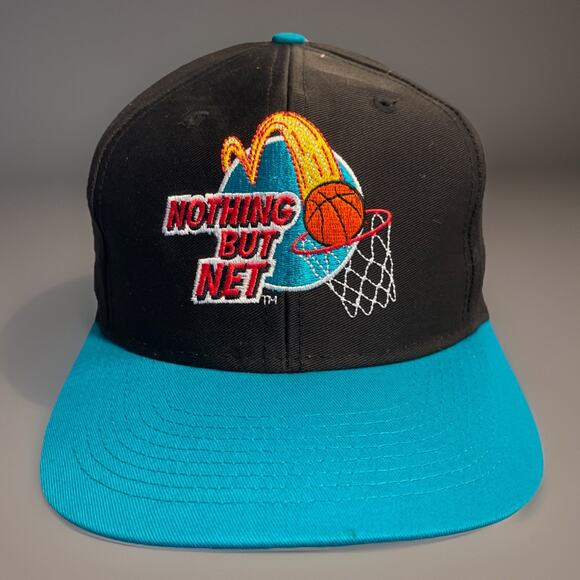 McDonald's Other - Vintage 1993 McDonald's Nothing but Net Basketball Snapback Embroider Logo Hat